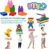 Kinder 600 Stück Set Bausteine Konstruktionsspielzeug - Lernspielset Stem Spielzeug Set Pädagogisches Set Kind Gehirnentwicklung Vorschule Kindergarten Spielzeug