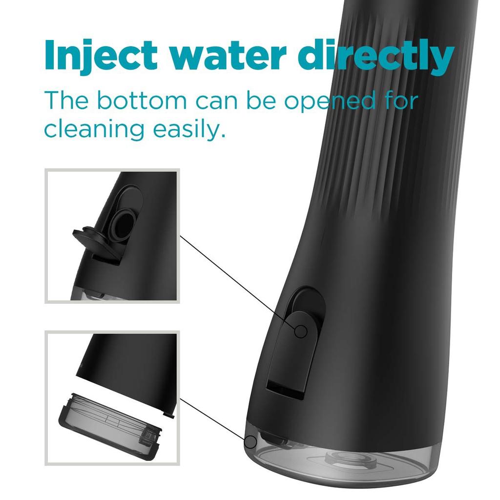 Electric Tooth Flusher Household Portable Waterproof Tooth Scrubber Removes Oral Odor Portable Tooth Scrubber