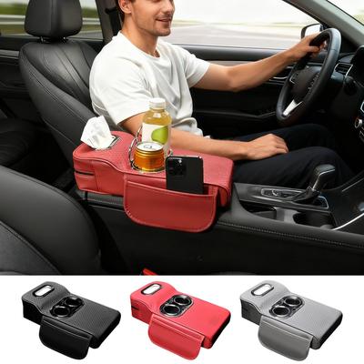 Center Console Organizer Ergonomic Long-Lasting Organization Car Console Organizer For Family Adults Men Women Automotive