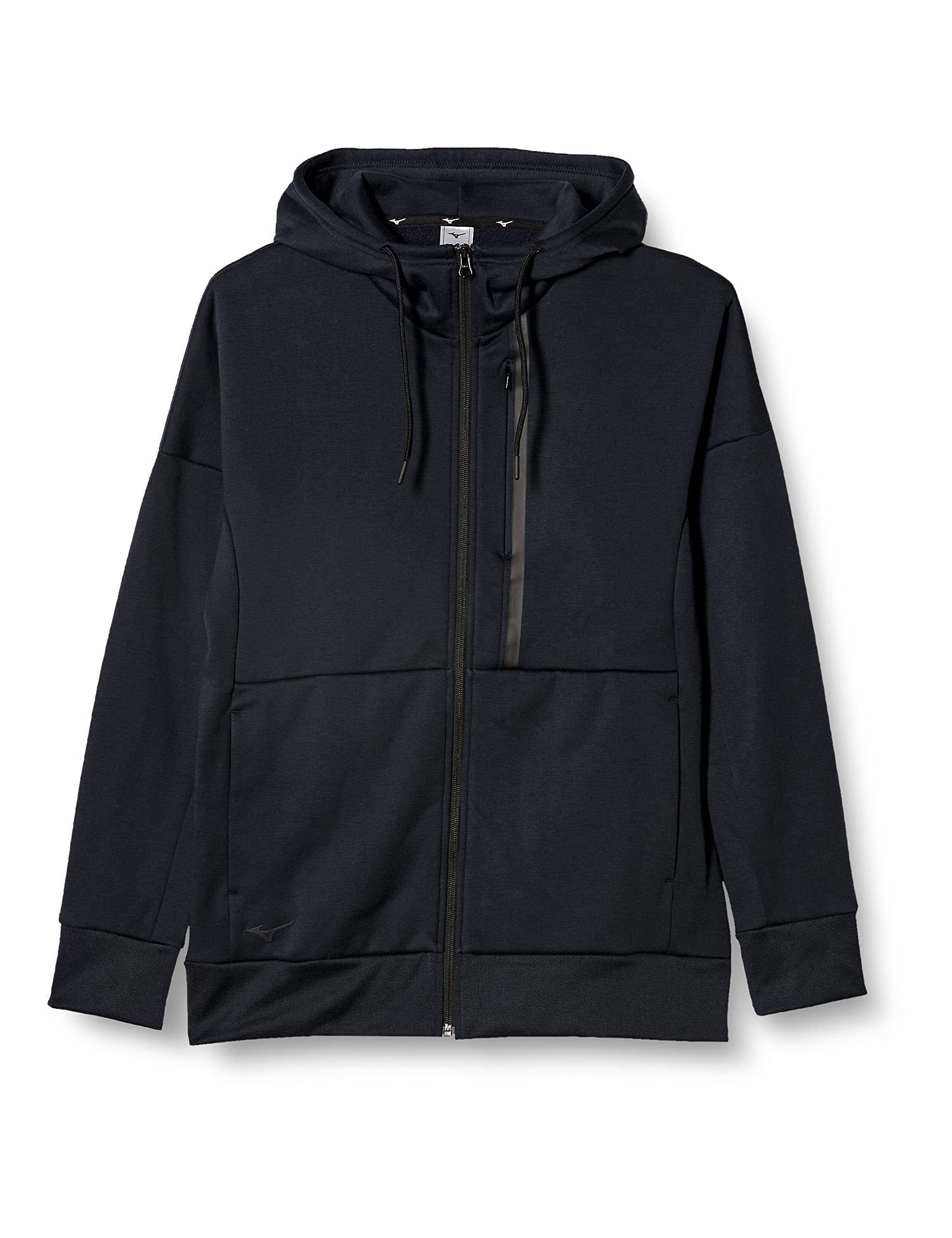 

Mizuno Training Wear Sweatshirt with Fleece Slim Size 3XL to Japanese Size (Full-Zip Hoodie) Lining, Fit, 32MC9557, Men s, Black, (Equivalent 3L) чёрный