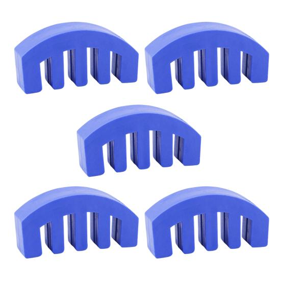 

5 шт. резиновых сурдин для скрипок 3/4 4/4, сурдины для скрипки в стиле когтя, сурдины для занятий, глушители для скрипки, аксессуары для начинающих музыкантов синий