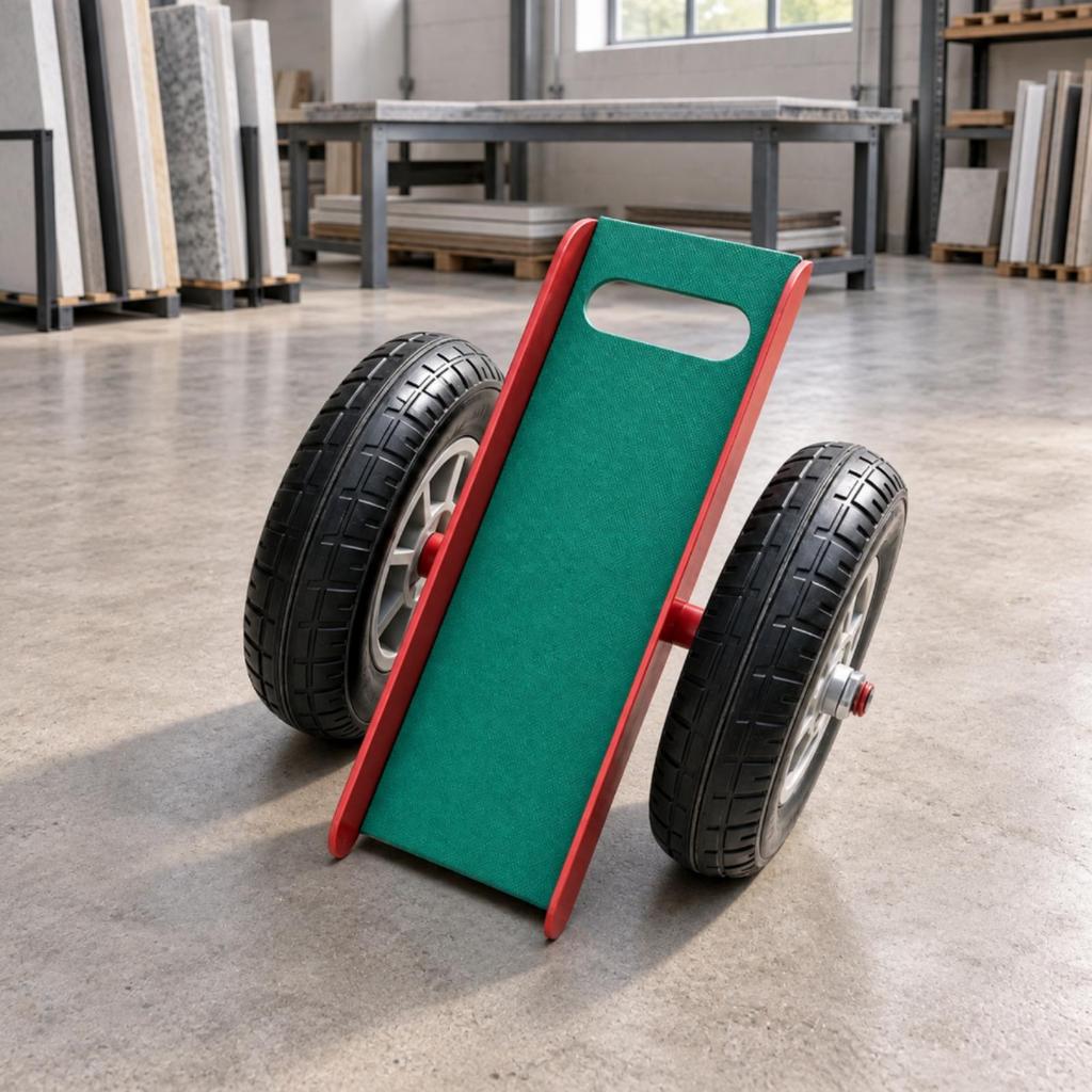 Portable Material-Handling Cart Adjustable for Renovation Work, Warehouses