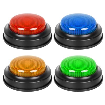 Pulsante Buzzer Sonoro 4 Pezzi Accessorio Competizione Pulsante Risposta Rapida Buzzer Gioco Per Rispondere Per Competizione di Dibattito in Classe