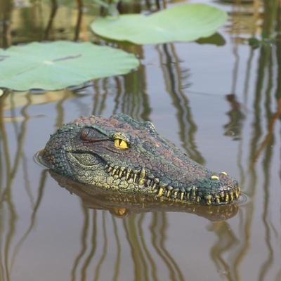 Floating Crocodile Simulation Ornament for Ponds & Fish Tanks