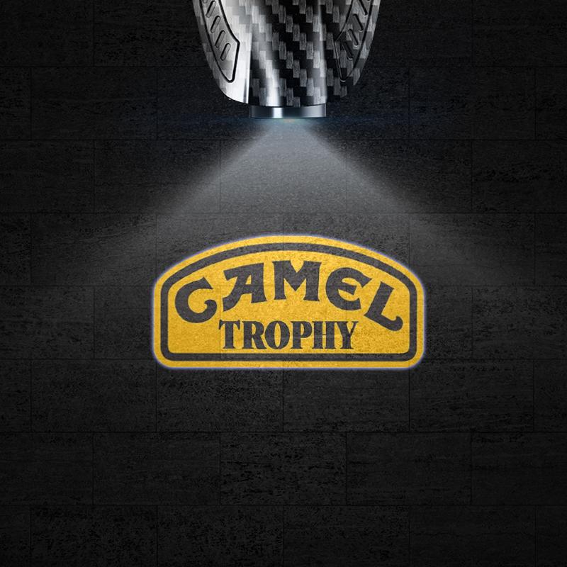 

2pcs For Land Rover Damel Camel Trophy Range Rover Logo Universal Wireless Car Door Charge Led Projector Lights Welcome Lights 2pcs