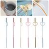 Multifunctional Silicone Straw Brush High Temperature Soft Hair Teapot Brush Cleaning Tools Cleaning Brushes