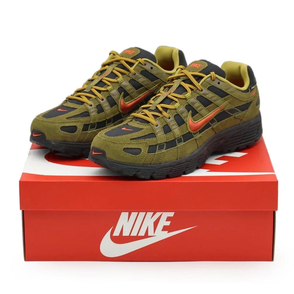 IH0946-300 Nike P-6000 Premium Cordura Oliva Flak Nero Muschio Quantico (Uomini)