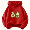 Cute Avocado Hoodie Kids Avocado Children's Sweatshirt Cute Harajuku Hoody for Boys Girls Autumn Winter Casual Hoodies