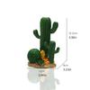 Simulation Cactus Statue Figure Fishtanks Decoration For Terrarium Reptiles Cage Shelter Climbing Toy Landscape Accessory