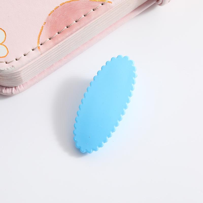 4cm Glossy Gear Lace Shark Clip - Macaron Color Series, DIY Handmade Hair Accessory