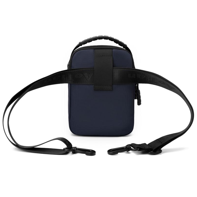 Multi Purpose Design Men Mini Bags Shoulder Bag 3 Layers Men Small Crossbody Bag Fashion Casual Men Small Messenger Bag Belt Bag