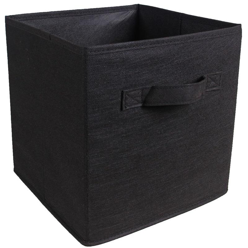 Universal Lidless Foldable Storage Box for Clothes & Toys - Non-Woven Fabric Organizer
