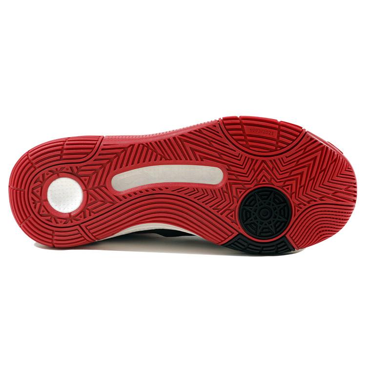 New LiNing 937 Rebound Breathable Wear Resistant Slip Resistant High Top Vintage Basketball Shoes Men's Red Black ABAR009-7