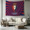 Osasuna Wall Tapestry Aesthetic Wall Hanging Printed Fabric Blanket Decorative Tapestries for Bedroom Living Room Home Decor