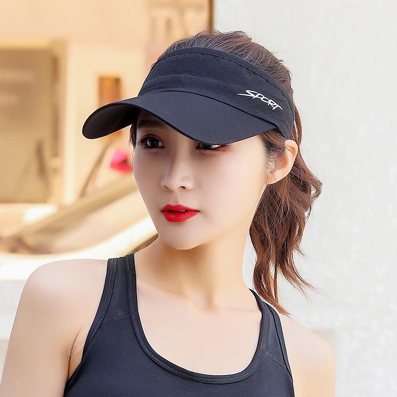 

Zhenyueqi Unisex Summer Sports Visor: Golf, Baseball & Mountaineering Sun Hat Adjustable чорний