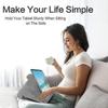 Tablet Stand Pillow, Multi-angle Soft Pillow Lap Stand, Wedge Holder, Portable Triangle Tablet Stand (black)