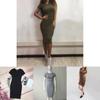 Elegant Womens Short Sleeve Bodycon Pencil Dress For Summer Casual Plus Sizes
