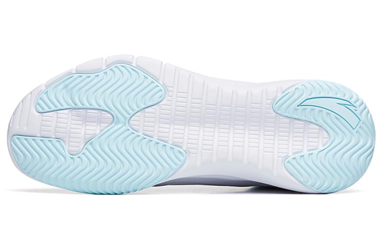Men's Sneakers ANTA Star Trail 4 Basketball Shoes Men's High-top White/Glacier Blue