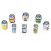 3/5Pcs 1:12 Dollhouse Accessories Jam Beverage Cans Miniature Play Kitchen Toy