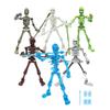 T13 Skeleton Action Figure Set Dummy 13,Titans 13, 3D Printed Skeleton Toy Multi Jointed Movable Desktop Decorations