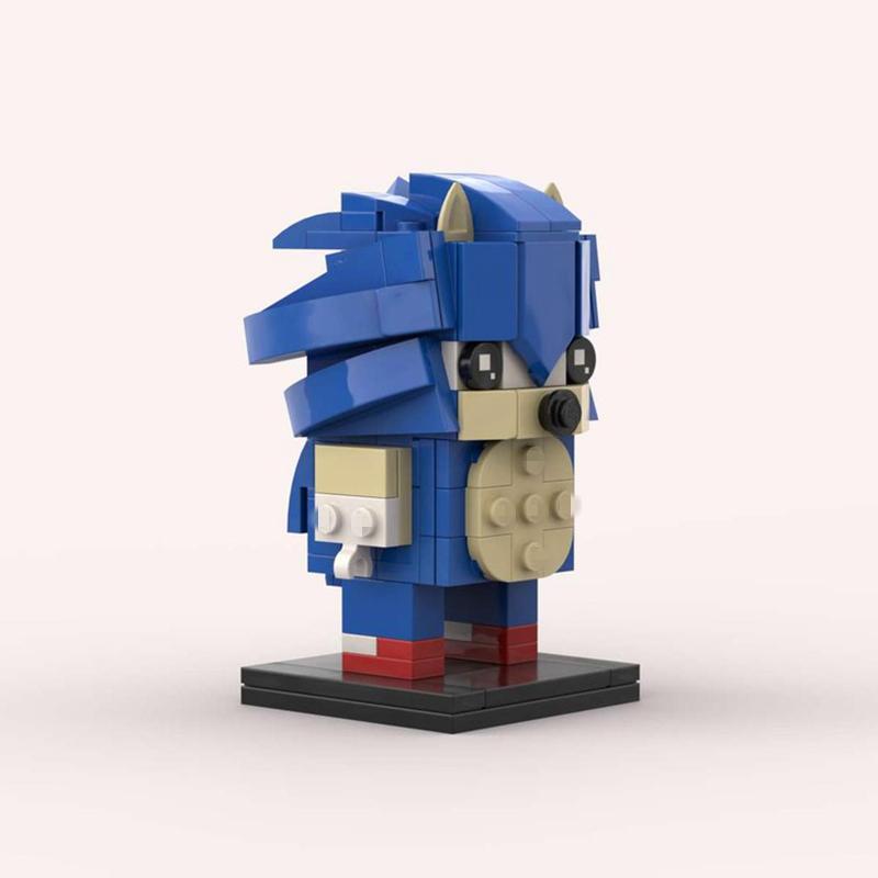 Yigebebe Cartoon Anime Sonicess  Horror Figures Cute MOC Building Blocks Toys for Christmas Gifts