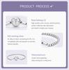 WOSTU 925 Sterling Silver Infinite Love Basic Charm Bracelet Pave Setting CZ for Women Beads and Pendant Charms DIY Jewelry