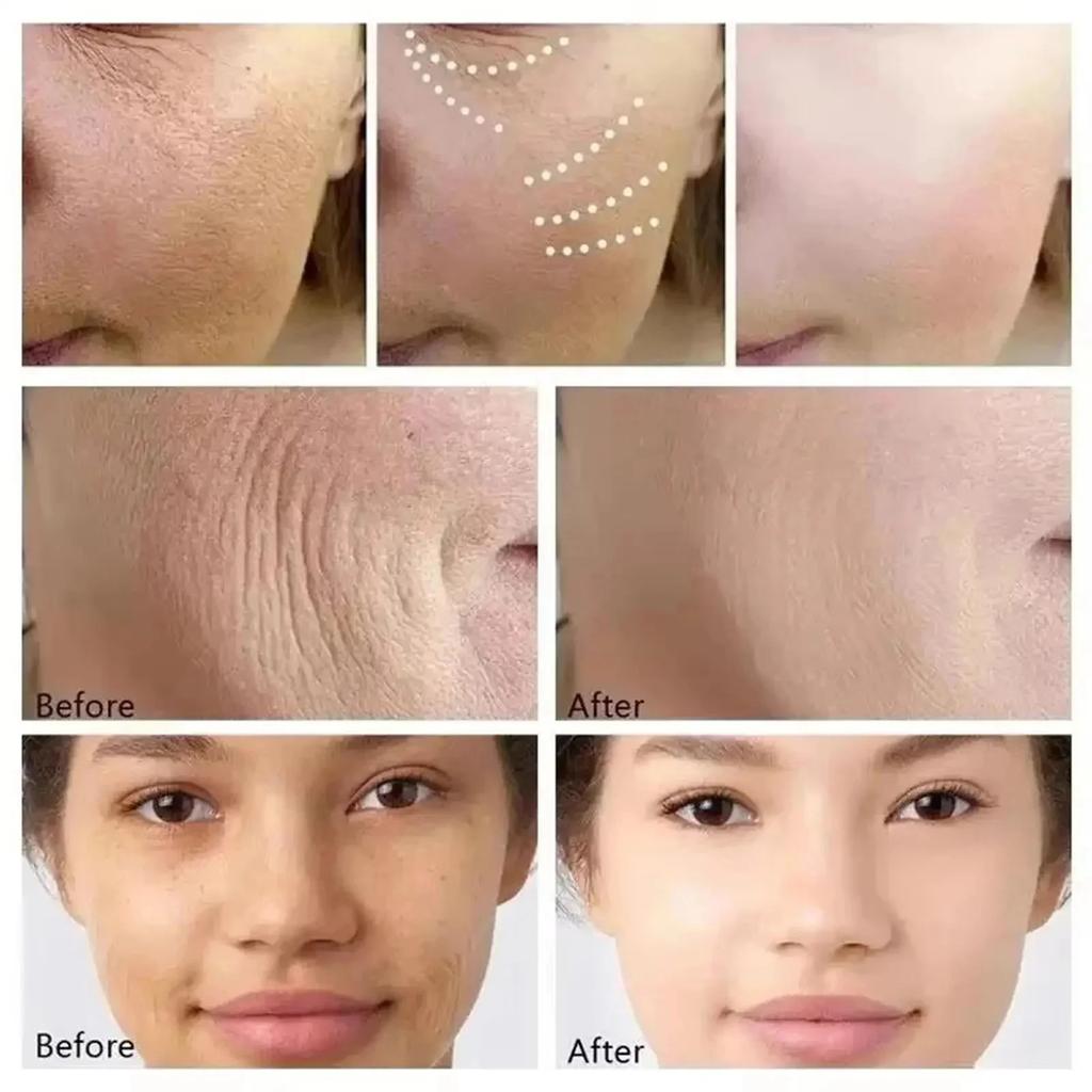 Blue Copper Peptide Wrinkle Remover Serum Instant Firming Lifting Anti Aging Fade Fine Lines Whitening Korean Skin Care Products