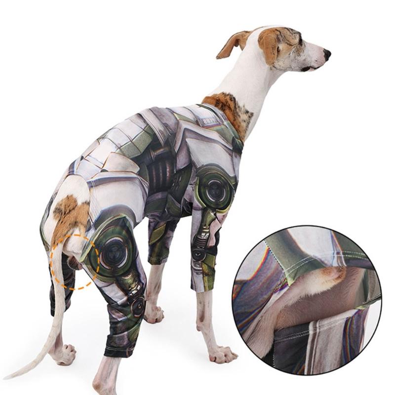 Sweat à capuche pour chien Vêtements Sweat à capuche 4 pattes Costume Mécanique Halloween Costumes Cosplay pour Chats Sweat à capuche Pull Toutes Tailles Combinaison pour Chien