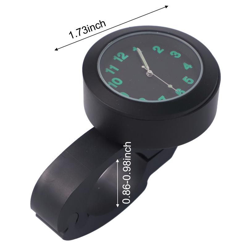 Waterproof Timer Electric Car Watch For Riding Black Open Ring Design Quartz Mechanism Simple Check While Riding