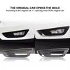 Car Foglight Foglamp Front Bumper Fog Light DRL Daytime Driving Lamp Cover Frame Hood Grille For Ford Focus MK3 2015 - 2018