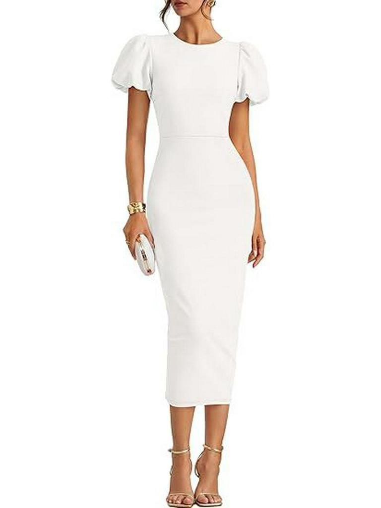 2026 Elegant Slit Slim Fit Dress for Women