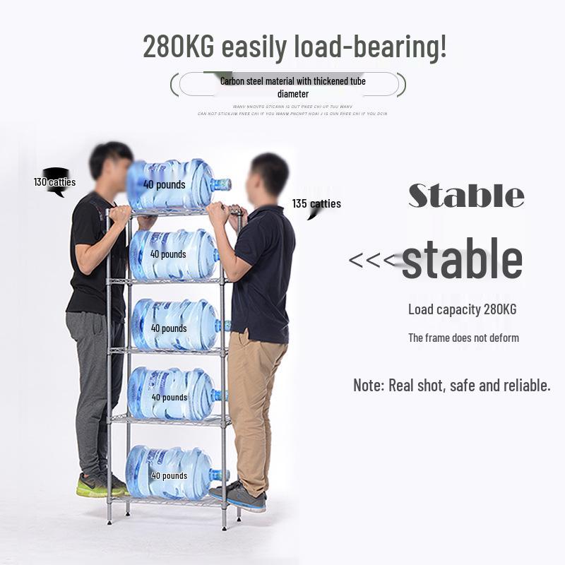Multi-layer Metal Storage Rack for Kitchen & Bathroom