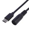 5V 3A USB C Type-C Power Cable 5.5 x 2.1mm DC Charging Connector for Router LED