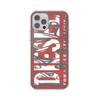 Diesel Snap Case Clear Aop Iphone 12 Promax Rot-Grau/Red-Grey 42568