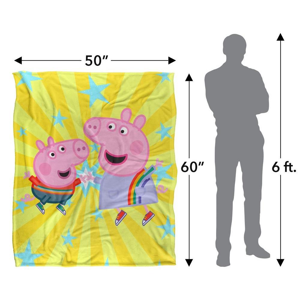 Peppa Pig High Five Peppa And George Blanket