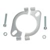 2.5 Exhaust Flange Repair Exhaust Flange Repair Kit 2.5in/63mm Exhaust Flange Connection Silver Steel Split Repair Flange Kit