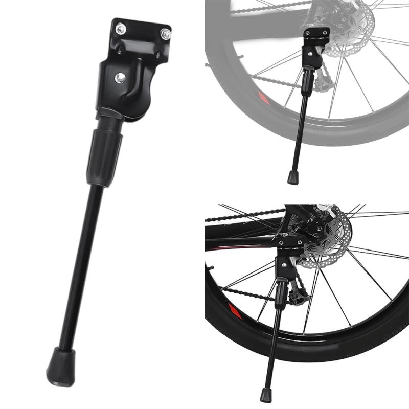 Bicycles Side Stand with Antislip Feet for 26Inch Mountain Bikes, Road Bicycles Kickstand Bike Rear Side Stand Kickstand