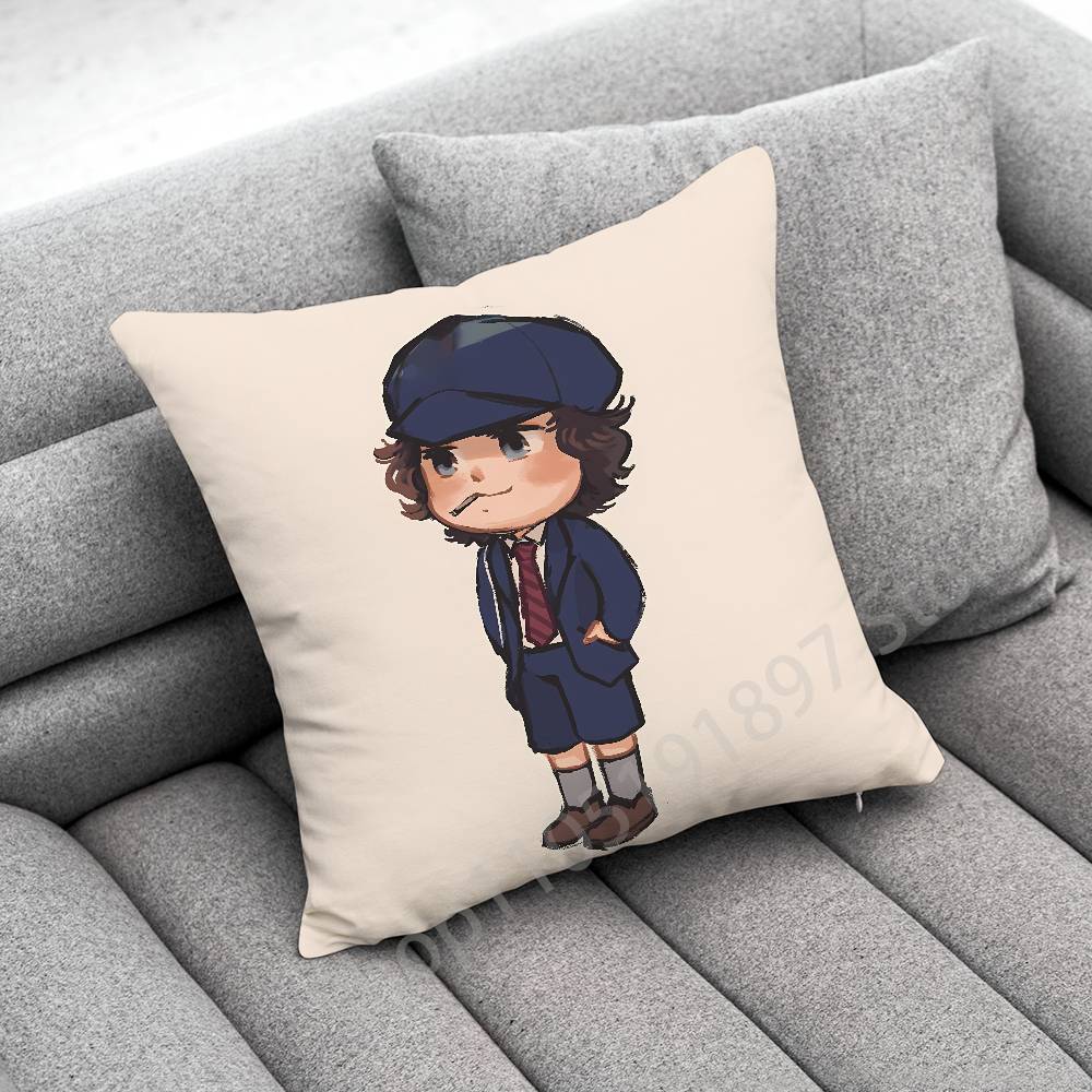 A-AC Highway to Hell D-DC Throw Pillow Case For 45x45cm 40x40cm 55x55cm 50x50cm 30x30cm Square Car Pillowcase Shell