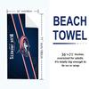 Columbus Blue Jackets Print Beach Towel, Large Soft Quick Dry Towel for Beach Camping Swimming