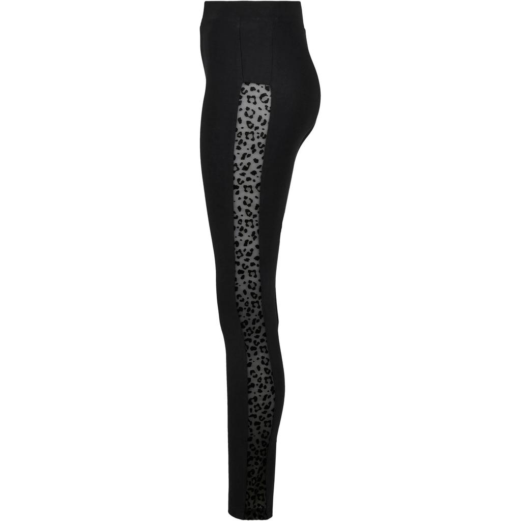 Urban Classics Womens/Ladies Lace Flock Print Leggings