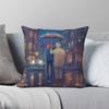 Shelter From Rain Pillowcase Polyester Linen Velvet Printed Zip Decor Room Cushion Cover