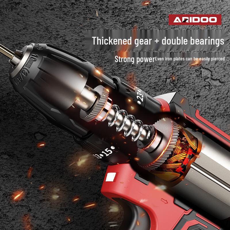 Araidun 12V Cordless Brushless Impact Drill & Screwdriver CN Plug (adapter Included)