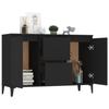 VidaXL Black Buffet 104x35x70 Cm Engineered Wood 806113