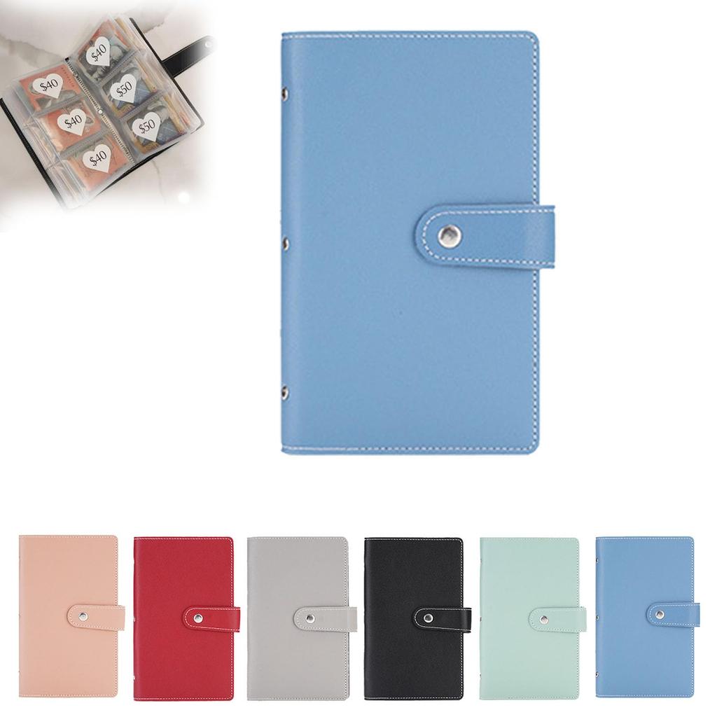 Envelope Challenge Binder Book Budget Binder Savings Challenges Book for Index Card Sleeves and Planners