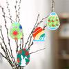WTEMPO DIY Epoxy Resin Mold Easter Eggs Shaped Design Silicone Mold Home Festive Party Hanging Pendants Making Mold Decoration Silicone Mold