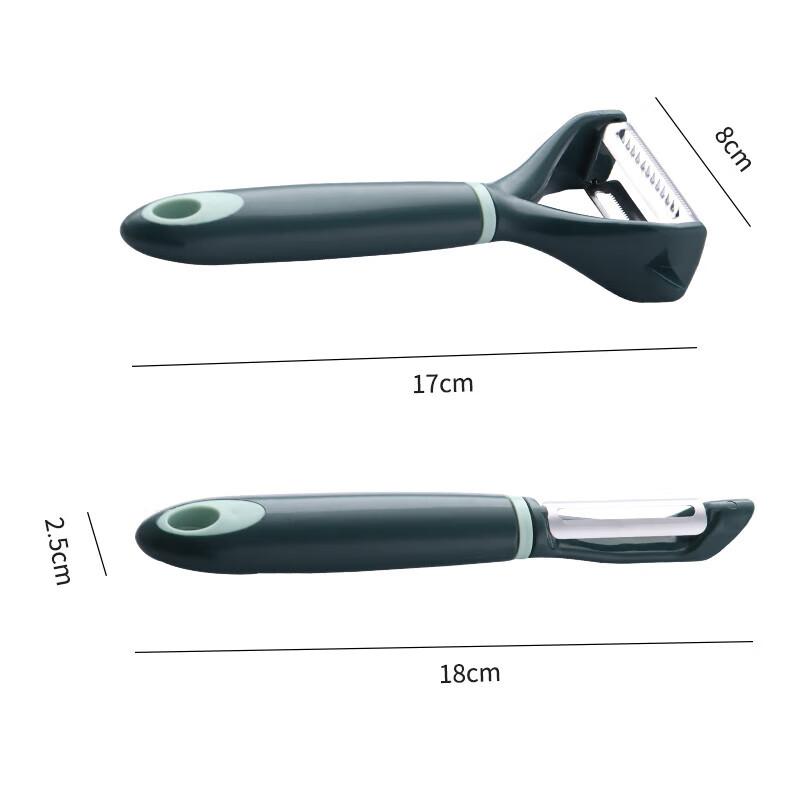 Baijie Fruit Peeler, Multi-Functional Apple Peeling Knife, Portable Peeling Tool, Two-Piece Set