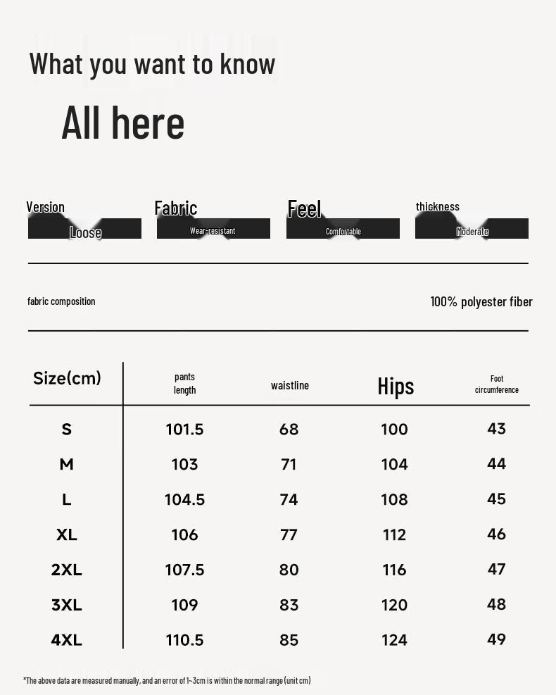 Mark Fairwhale Men's Straight Loose Fit Cargo Pants