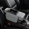 Auto Armrest Cushion Heightening Pad Side Storage Bag Middle Center Console Cover for Truck