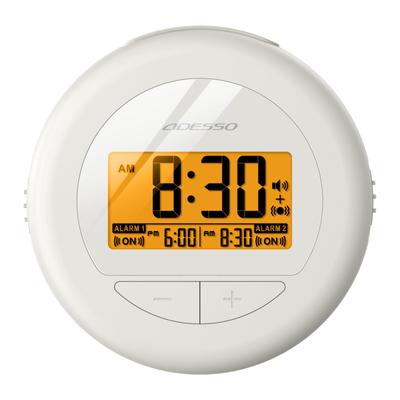 ADESSO Despertador Vibratorio Potente Bulbul Crush 2 Renovación NUEVO Batería Inalámbrico Alarma Doble Retroiluminación con Función Snooze Delgado Compacto Grande