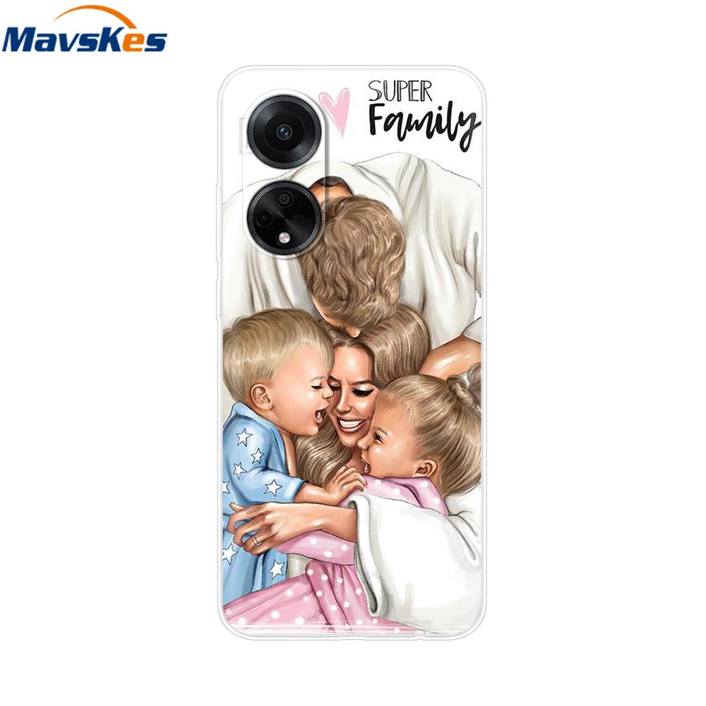 Phone Case For OPPO A98 5G Case CPH2529 Bumper Cute Cartoon Soft Silicone Back Cover for Oppo A98 5G A 98 OPPOa98 Fundas Coque